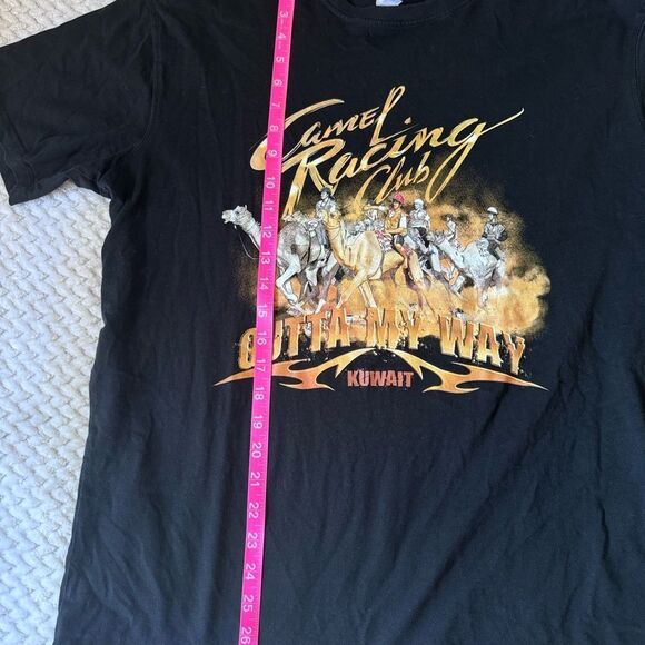 Kuwait Camel Racing Team black tshirt size XL - Picture 5 of 6